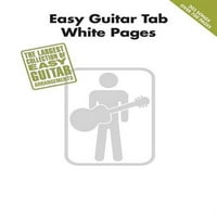 Jednostavna kartica za gitaru bijele stranice