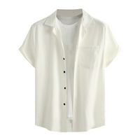 Muške polo majice u prodaji muška majica od pamuka i lana opremljena majica kratkih rukava s gumbom na reveru modna Casual majica