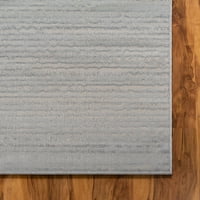 Jedinstveni tkalački stan 2'12' 2 Siva slonovača apstraktni obalni trkač savršen je za kupaonicu blatne praonice rublja