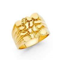 Nakit od žutog zlata 14k modni prsten za obljetnicu veličine 5