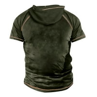 Muška majica majice s grafičkim tekstom Crni vojni zeleni bazen Tamno siva 3. ispis ulična ležerna odjeća s kratkim rukavima s printom