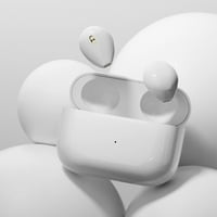 Slušalice za uši s digitalnim zaslonom stabilne i pouzdane slušalice za slušanje glazbe u bijeloj boji
