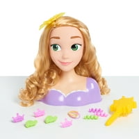 Glava za oblikovanje princeze Disnee Rapunzel, 14 komada, službeno licencirane dječje igračke za djecu od 1 godine i više, Pokloni