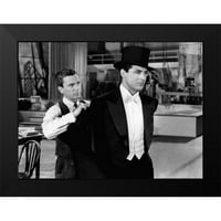 Holivudska arhiva fotografija, muzejska umjetnička gravura u modernom crnom okviru pod nazivom Keri Grant-noć i dan