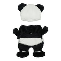 Životni život Halloween Pas kostim i mačja kostim: Panda, veličina velika