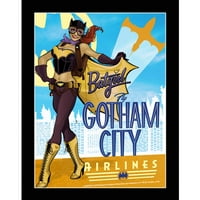 3Dart Batgirl Bombshell Fly Gotham City Matte Art