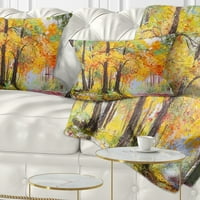 Dizajnirati šarene jesenske šume - jastuk za bacanje tiskanih krajolika - 12x20
