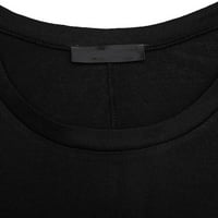 Topovi od 92-a, ženske jesenske tunike s dugim rukavima, Ležerne košulje širokog kroja u boji, crne boje