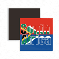 Naziv zastave zemlje Južna Afrika kvadratni keramički magnet za hladnjak za uspomenu