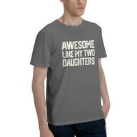Baš kao i moje dvije kćeri, Muška osnovna Majica kratkih rukava za Dan očeva, mn