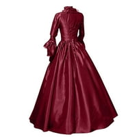 Renesansna Haljina, ženska Srednjovjekovna haljina, Vintage dvorska haljina s dugim rukavima, srednjovjekovna haljina, elegantne