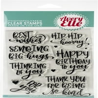 Avery Elle Clear Set pečat 4 x6 -tako ljubazan