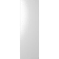 Ekena Millwork 15 W 60 H True Fit PVC Horizontalna slojeva uokvirena modernim stilom Fiksni nosači, bijele