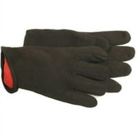 Srednjozapadne 14-inčne kvalitetne rukavice od pamučnog pletiva, smeđe od 12
