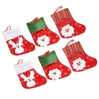 Poklon čarapa za božićno drvce kreativne vrećice za pohranu slatkiša kućni pribor