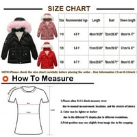 Zimski kaputi za Djevojčice, Dječji zimski kaputi za dječake i djevojčice, jakna s patentnim zatvaračem, debela topla zimska majica