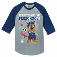 Majica za dječake predškolskog uzrasta - Svečana majica s grafičkim tiskom - Visoka kvaliteta i izdržljiva - savršena za prvi dan
