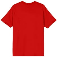 Muška crvena majica s logotipom
