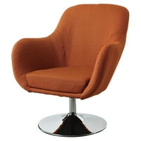 Moderna stolica s narančastim naglaskom