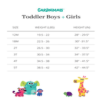 Ganimals Baby and Toddler Boys 'French Terry tiskana kapuljača, veličine 12m-5T