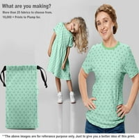 Jednobojna svilena prugasta Menta zelena Tkanina Materijal za dječje šivanje tkanina s otiskom širine dvorišta