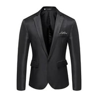 Blazer za muškarce Blazer za jesensko poslovno odijelo za svadbene zabave Blazer jakne gornja odjeća dugmad s dugim rukavima uklopljeni