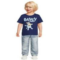 Bluey Toddler Boy Sublimirani zip up Hoodie i majica set, veličine 2T-5T