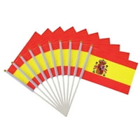 Držeći malu zastavu na štapiću, navijači sportskog kluba održavaju festivalske događaje, dijele Zastave, Zastave Zastave