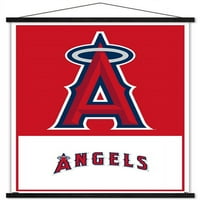 Los Angeles Angels - zidni plakat s logotipom u magnetskom okviru, 22.375 34