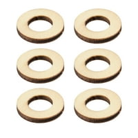 Okrugli drveni pribor za izradu zanata Uradi Sam krugovi ukrasni drveni čips Izdubljeni okrugli drveni mini komadi tkanine pribor