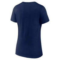 Ženska majica s izrezom u obliku slova ' S u tamnoplavoj boji