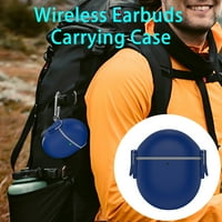 Set navlaka za slušalice s visećim užetom - Vodootporna silikonska zaštitna Futrola za bežične slušalice s kopčom za zaslon