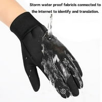 Zimske biciklističke rukavice za muškarce i žene, biciklističke rukavice osjetljive na dodir, vodootporne otporne na vjetar tople