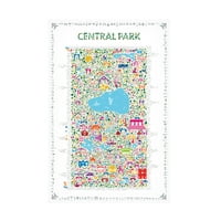 Rafael Esquer 'New York Collection Central Park' platno umjetnost