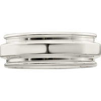 Prsten od srebra od srebra neobične veličine izrađen u SAD-u 9112-9