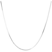 Ogrlica od zmijskog lanca od srebra, 16do 30, kopča od jastoga, Uniseks za žene djevojke