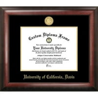 Zlatni reljefni okvir za diplomu UC Davis