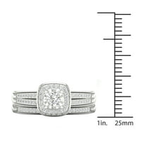CT TDW Diamond S sterling srebrni prsten