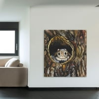 Ispis slike vjeverica na omotanom platnu
