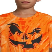 Wonder Nation Boys grafička majica s kratkim rukavima Halloween, veličine 4- & Husky