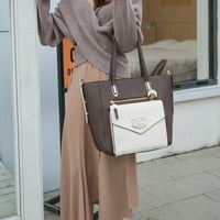 Kolekcija ženska torba Layla Tote od Mia K. - vino rumenilo