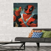 Comics of comics-Deadpool-plakat na zidu s palčevima gore, 22.375 34