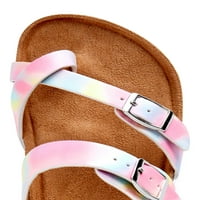 Sandale s toboganima u pastelnoj boji S naramenicama na ulošku