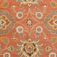Umjetnički tkalci Cambrai Rust Tradicionalna prostirka od 6 'kvadrata