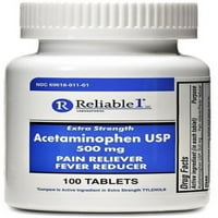 Pouzdani acetaminofen pojačane jačine od $ MG, $