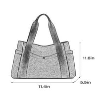 A / ženske platnene torbe velikog kapaciteta, torba s gornjom ručkom, ležerna torba na rame, školska torba na rame, svestrana modna