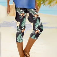 Ljetne ženske casual hlače širokih nogavica visokog struka poslovne casual hlače za posao široke lepršave Palazzo hlače za plažu