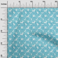 Jednobojna poliesterska tkanina Spandeks Tirkizno plava Tkanina Materijal za šivanje Flamingo tkanina s otiskom širine dvorišta
