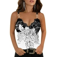 Topovi s naramenicama s visokim vratom za žene, ženski Casual Top s naramenicama, košulja bez rukava, gornji dio ramena, izrez u