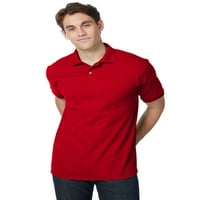 Muška polo majica, pamučni dres u tamnocrvenoj boji